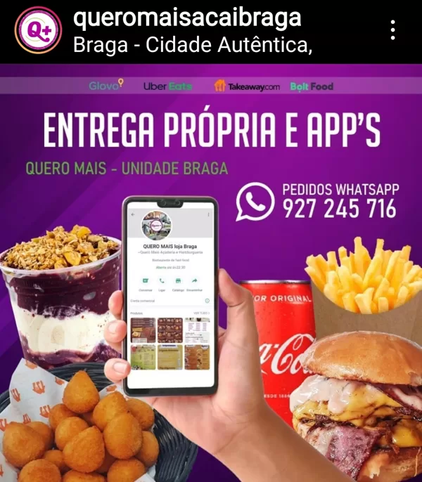 Quero Mais Açaí - Braga